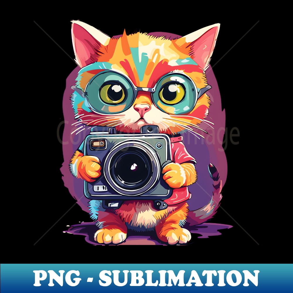 DG-8515_Colorful Cute Cat with Camera - Photographer Cat 8971.jpg