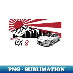 mazda rx8 jdm car - elegant sublimation png download - bold & eye-catching