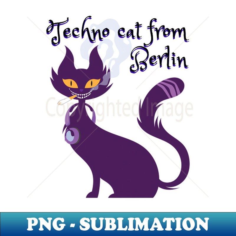 DV-35030_Techno Cat from Berlin - Catsondrugscom - Techno Party Ibiza Rave Dance Underground Festival Spring Break  Berlin Good Vibes Trance Dance technofashion