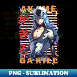general esdeath agk - retro png sublimation digital download - perfect for creative projects