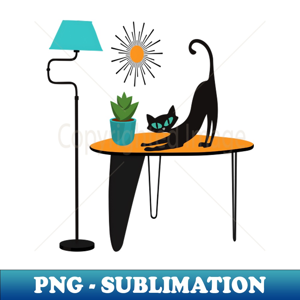 EG-30382_Retro Kitty Pouncing on a Mid Century Table 2648.jpg
