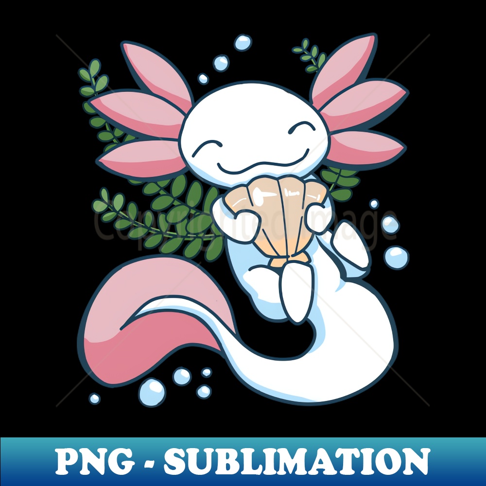 EH-3152_Axolotl with a Seashell - Cute Axolotl Design 1396.jpg