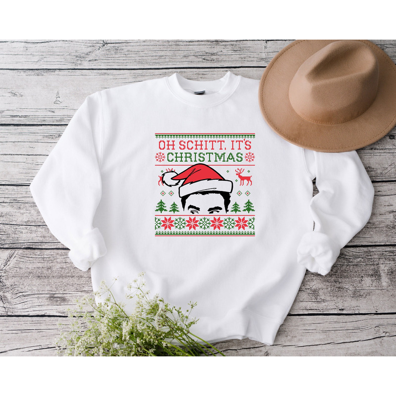 Oh Schitt It's Christmas ,Schitts Creek Christmas Sweater, Christmas Sweater, Ugly Christmas Sweater, Christmas Sweatshirt, Schitts Creek.jpg
