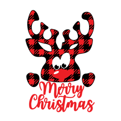 buffalo plaid deer merry christmas svg, funny christmas svg, merry christmas svg, christmas svg, digital download