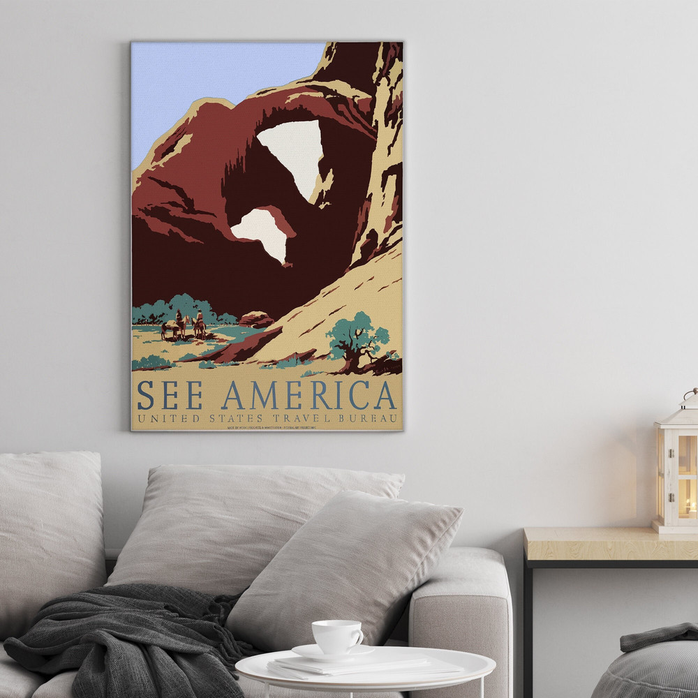 1920's Vintage Travel Poster Promoting America USA National Park Poster Art Deco, Wall Decor, Canvas Wall Art, Housewarming Gift.jpg