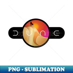 dune 2022 logo - arrakis desert - paul atreides silhouette - exclusive png sublimation download - create with confidence