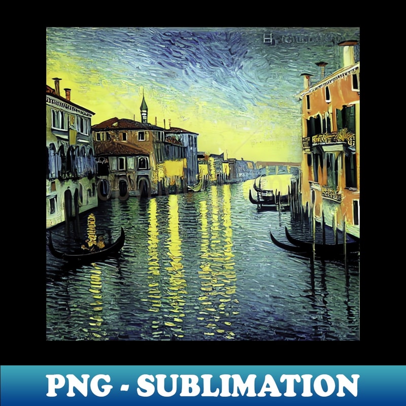 FJ-37980_Venice Italy in Van Goghs style 6216.jpg