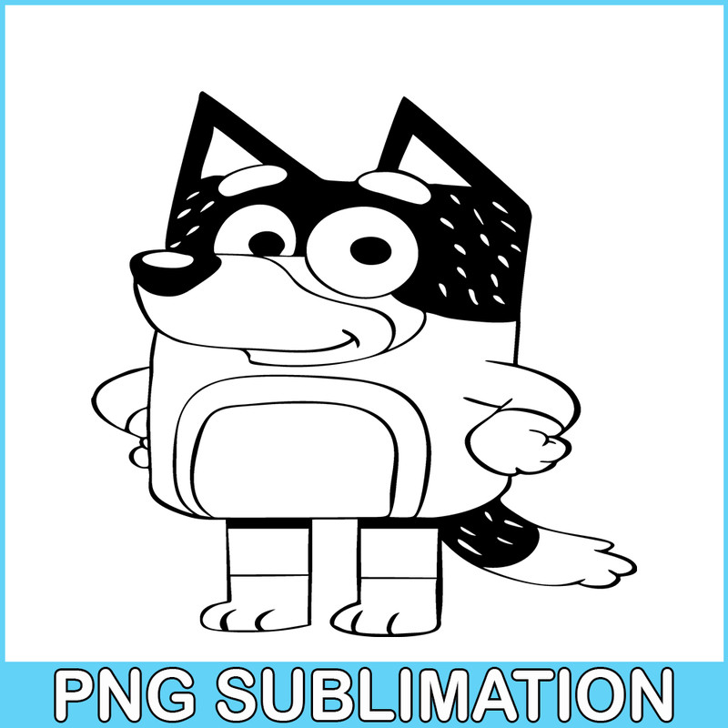 BL22112322-Bluey Black And White SVG PNG DXF EPS Bluey SVG Bluey Movie SVG.png