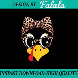 png only- turkey face leopard glasses and headband thanksgiving png, turkey face thanksgiving png, thanksgiving png, di
