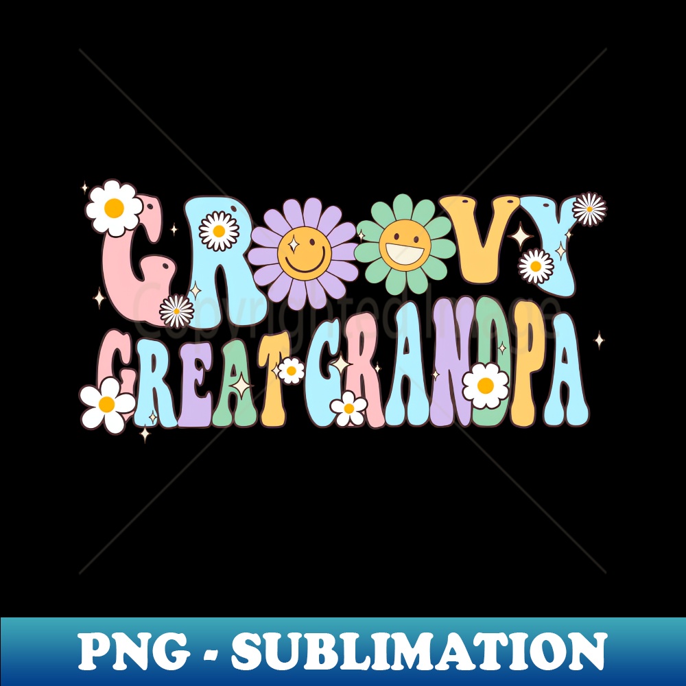 FM-8807_Cool Great Grandpa Club Groovy Retro Funny Great Grandpa Club Great Grandpa 7343.jpg