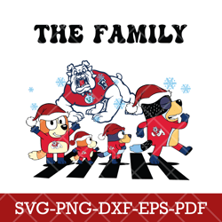 Fresno State Bulldogs_ncaa Bluey 3ncaa Cut File Vector, Cricut, Silhouette , Clipart Svg Png Dxf Eps undefined Pdf File