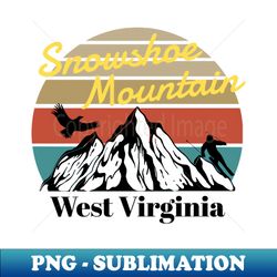snowshoe mountain ski - west virginia - exclusive png sublimation download - transform your sublimation creations