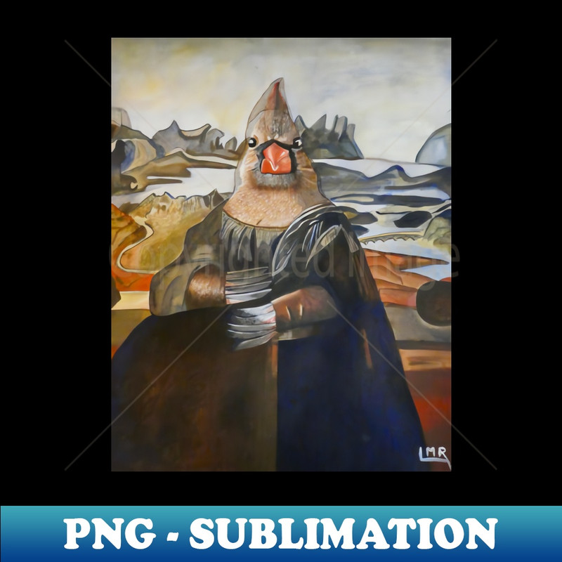 GD-25039_Mona Lisa with a female cardinal 9545.jpg