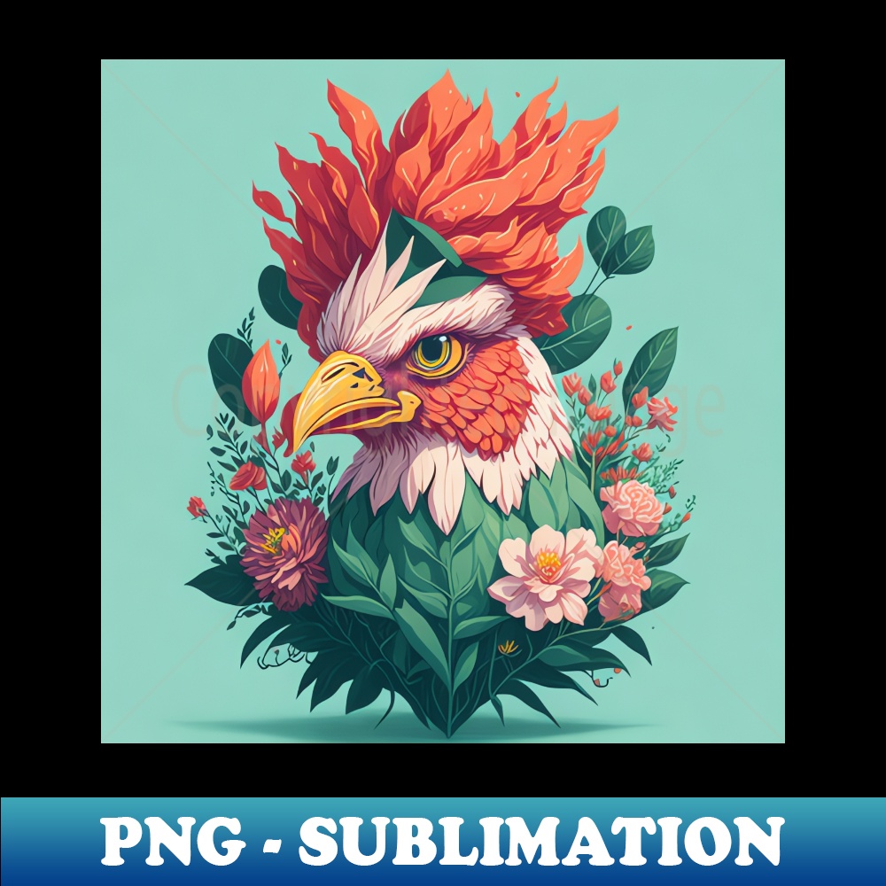 GG-38214_Vintage Chicken - Cute Animal Sticker 3170.jpg