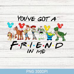 funny disney toy story you've got a friend in me png, retro disneyland png, disney family vacation png, disney trip png