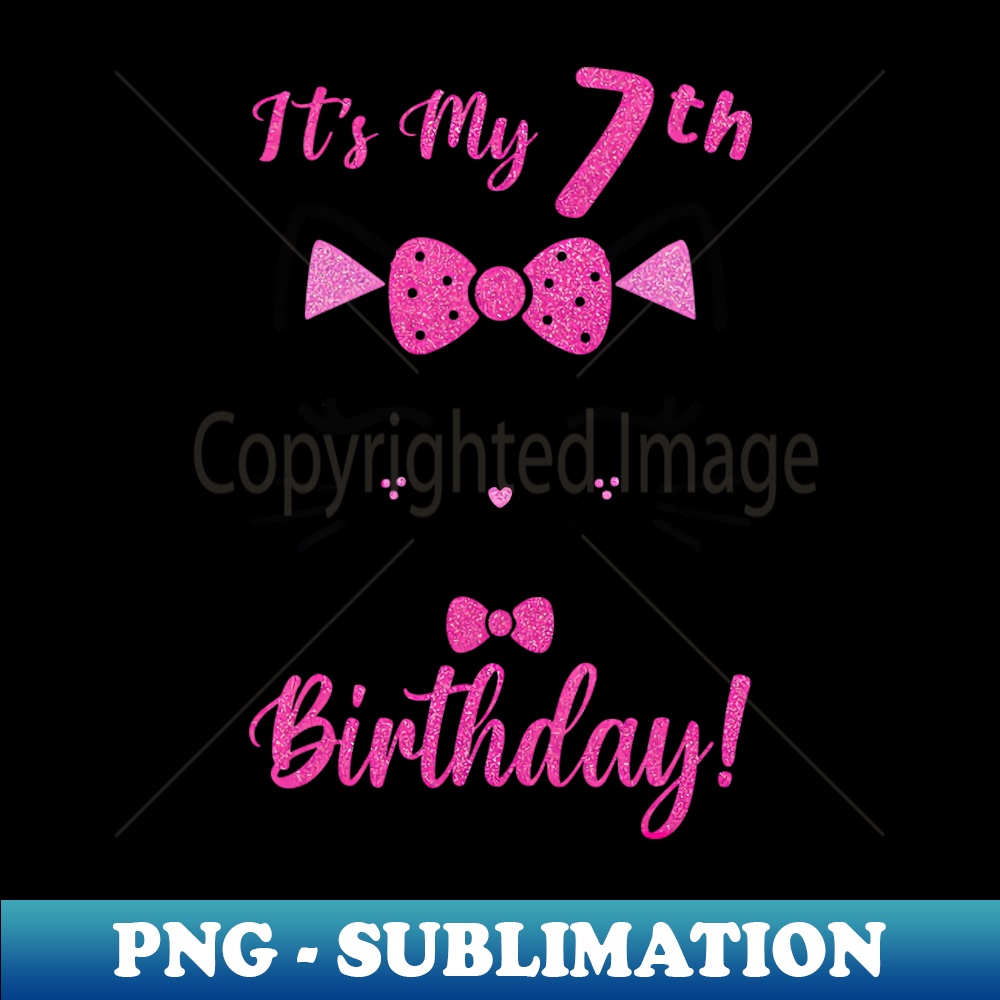 GX-20457_Its My 7th Birthday Girl Funny Cat Birthday 7 Year Old 4657.jpg