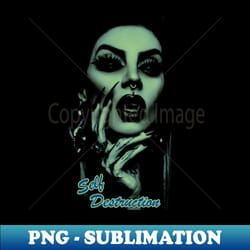 self destruction - digital sublimation download file - bring your designs to life
