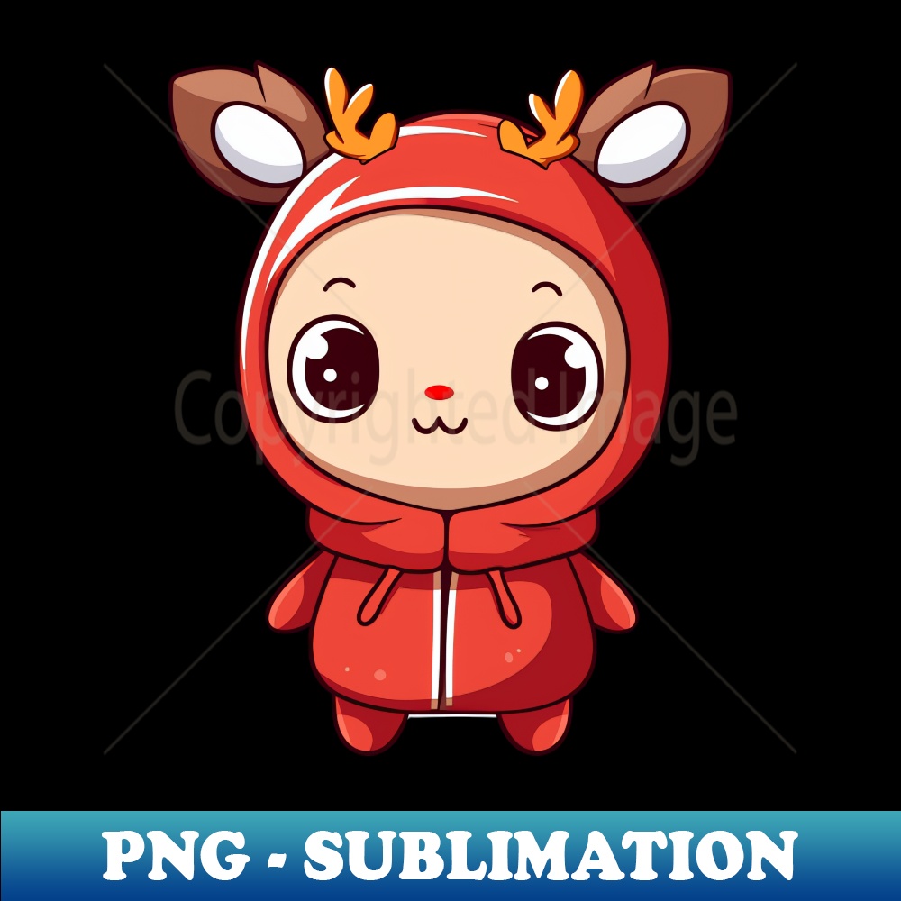 HJ-7714_Christmas Festive - Cute Baby Rudolph the Red Nosed Reindeer with Hoodie 2086.jpg