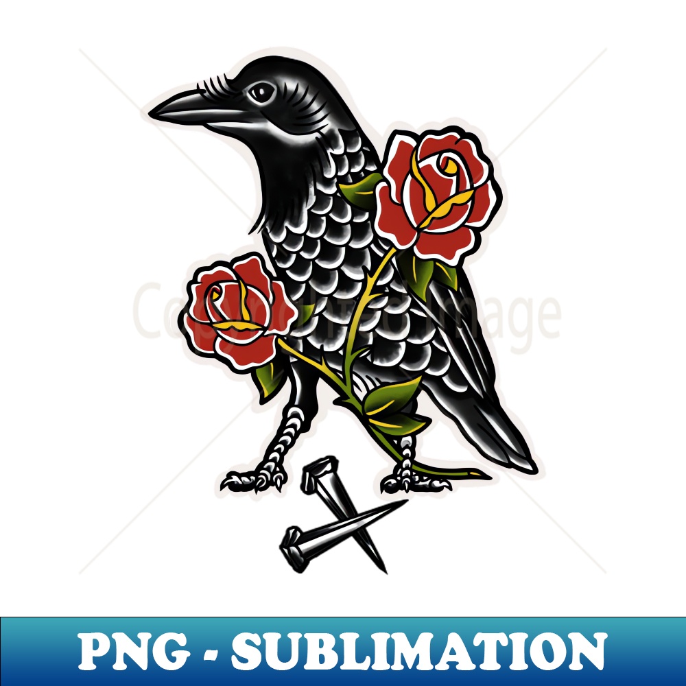 HN-9371_Crow and roses 9271.jpg