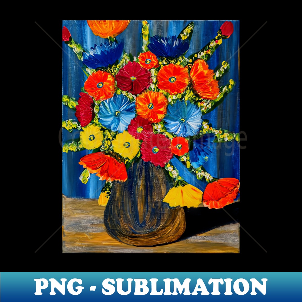 HO-24917_Mixed abstract flowers in a glass vase 9473.jpg