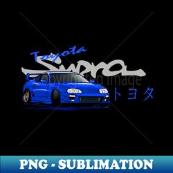 toyota supra mk4 - vintage sublimation png download - vibrant and eye-catching typography
