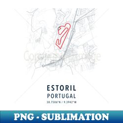 estoril simple track - png transparent sublimation file - vibrant and eye-catching typography