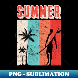 summer surfing vintage - signature sublimation png file - bold & eye-catching