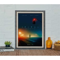 spiral from the book of saw movie poster,