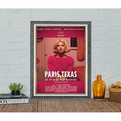paris texas movie poster, paris texas classic movie