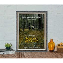 miller's crossing (1990) poster, miller's crossing classic vintage