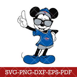 Louisiana Tech Bulldogs_mickey NCAA 2SVG Cricut, Mickey NCAA Team SVG DXF EPS PNG Files