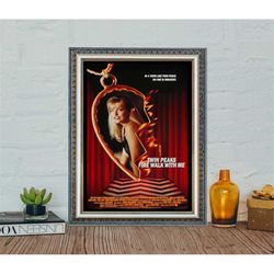 twin peaks fire walk with me movie poster,