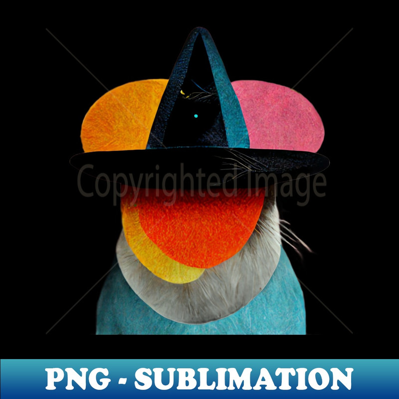 JF-34554_Surreal Super cool low res cat wearing a hat NFT colorful 1166.jpg