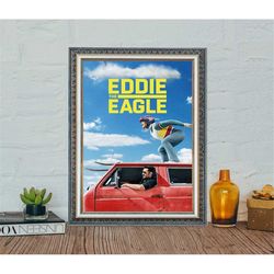 eddie the eagle movie poster, dawn of the