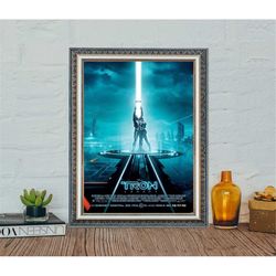 tron legacy movie poster, tron legacy classic vintage