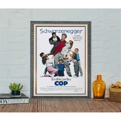 kindergarten cop (1990) movie poster, kindergarten cop vintage