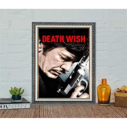 death wish (1974) movie poster, death wish vintage