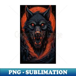 werewolf art - high-quality png sublimation download - stunning sublimation graphics