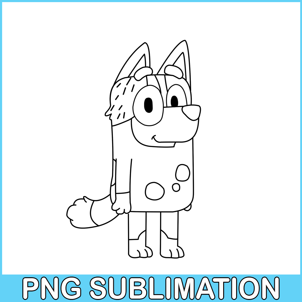BLP22112332-Aunt Trixie Line PNG Bluey Character PNG Bluey Cartoon PNG.png