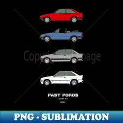 mk3 escort classic car collection - instant sublimation digital download - bold & eye-catching