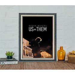 roger waters us them movie poster, roger