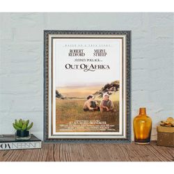 Out of Africa (1985) Movie Poster, Classic Vintage