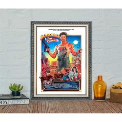 big trouble in little china movie poster, vintage