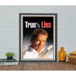 true lies (1994) movie poster, true lies arnold