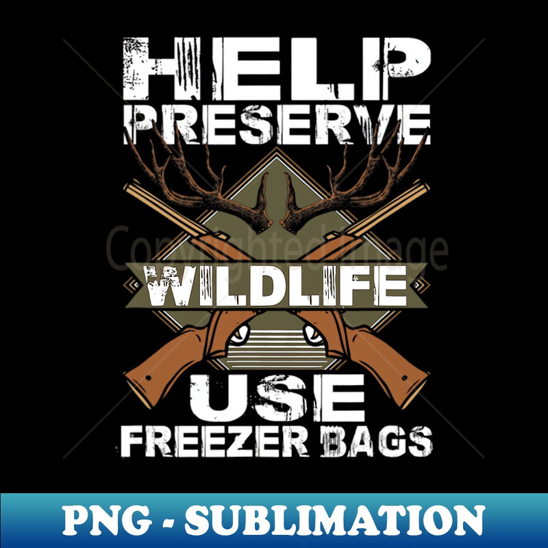 LJ-17648_Help Preserve Wildlife Use Freezer Bags Funny Deer Hunting 1855.jpg
