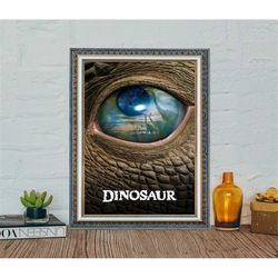 dinosaur movie poster, dinosaur classic vintage poster, classic