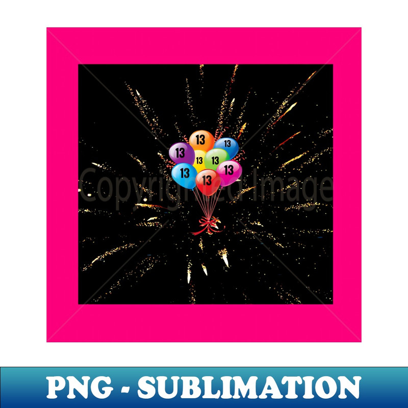 LT-067_13th Birthday Balloons Celebration Gift ideas for Teenagers Age Thirteen 2890.jpg