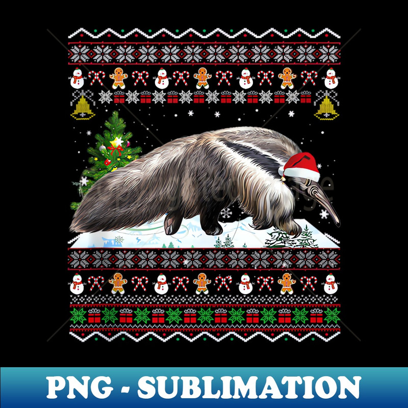MB-14739_Funny Anteater Xmas - Santa Hat Ugly Anteater Christmas 9113.jpg