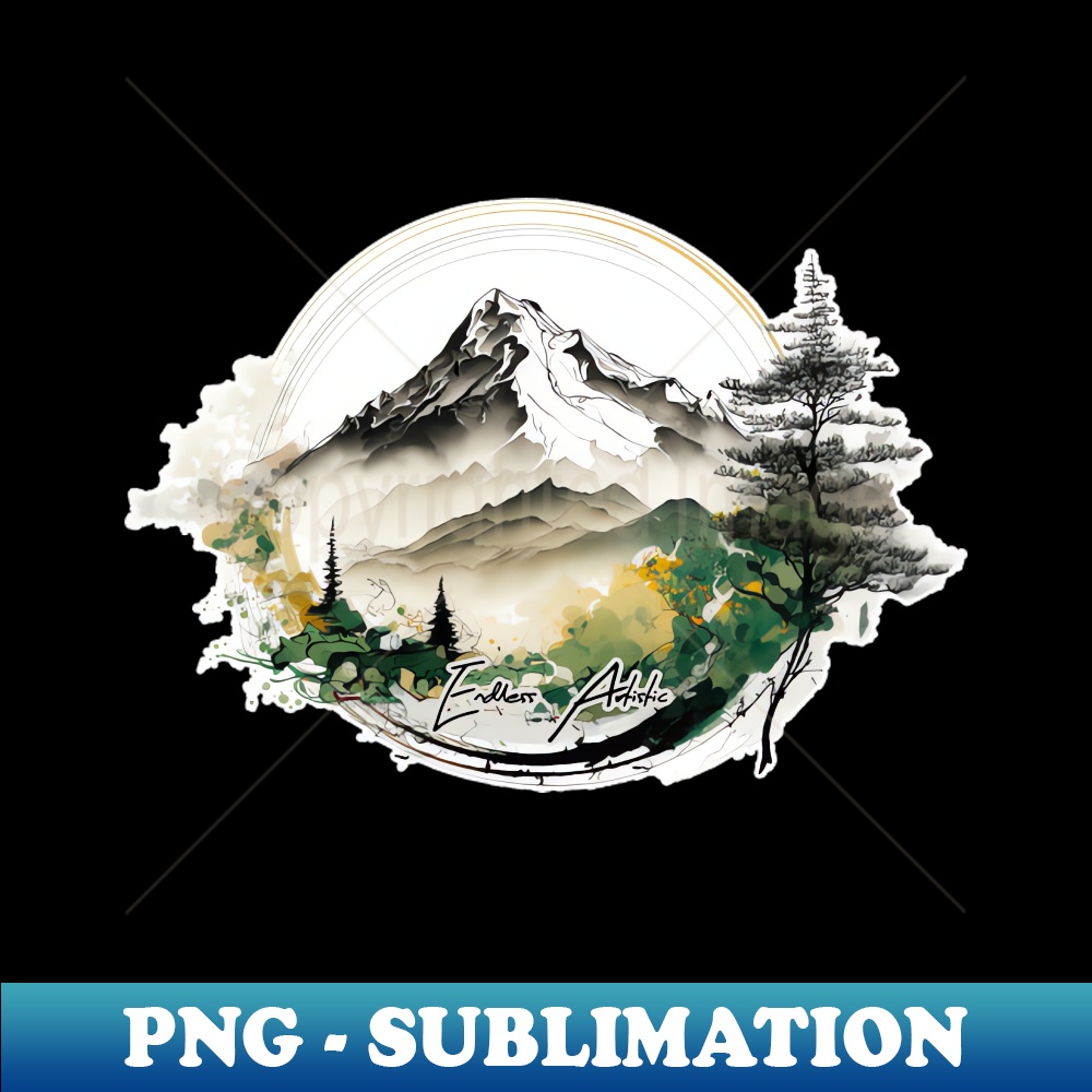 MB-4029_Beautiful Mountain in the Mist and Trees 3552.jpg