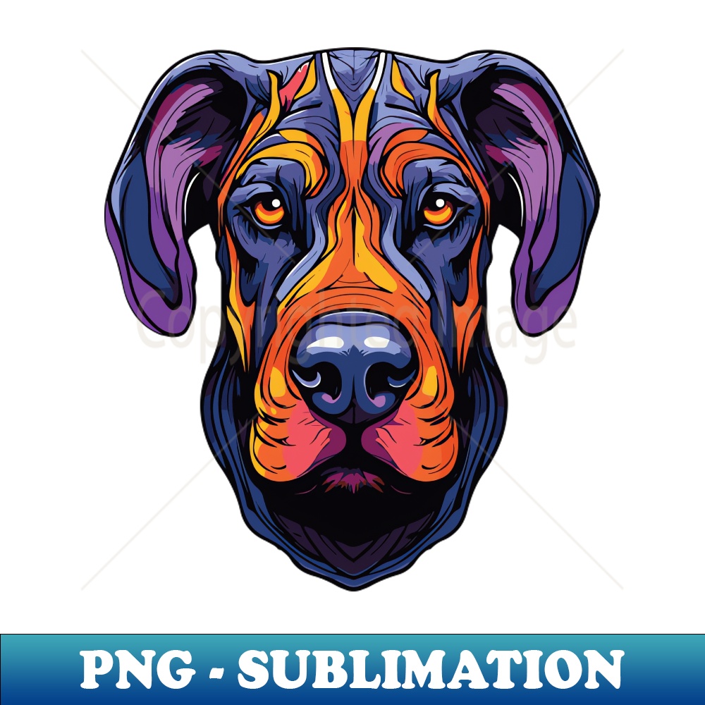 MI-16302_Great Dane Dog Portrait Animal Colorful Dogs 5948.jpg